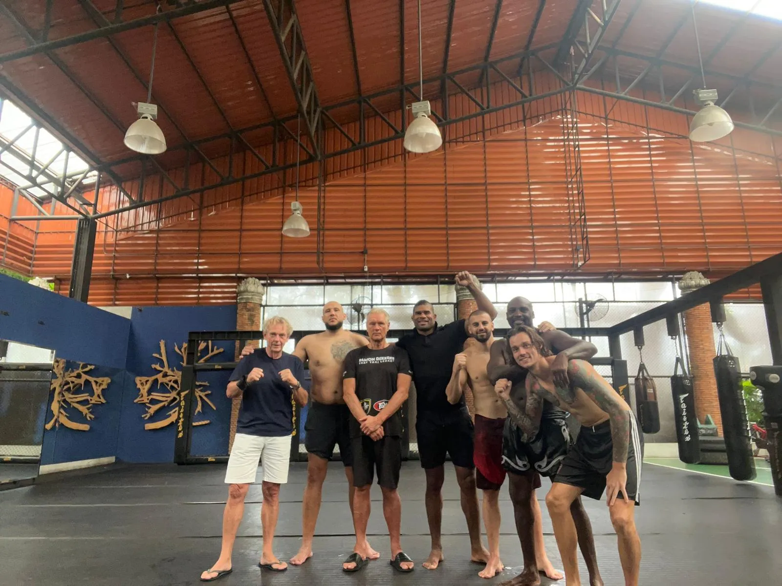 Trainingskamp met internationale atleten
