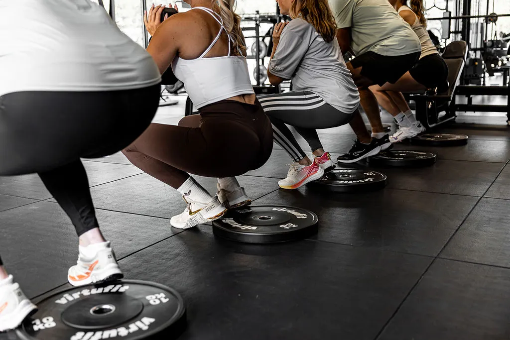 Groepstraining met squats