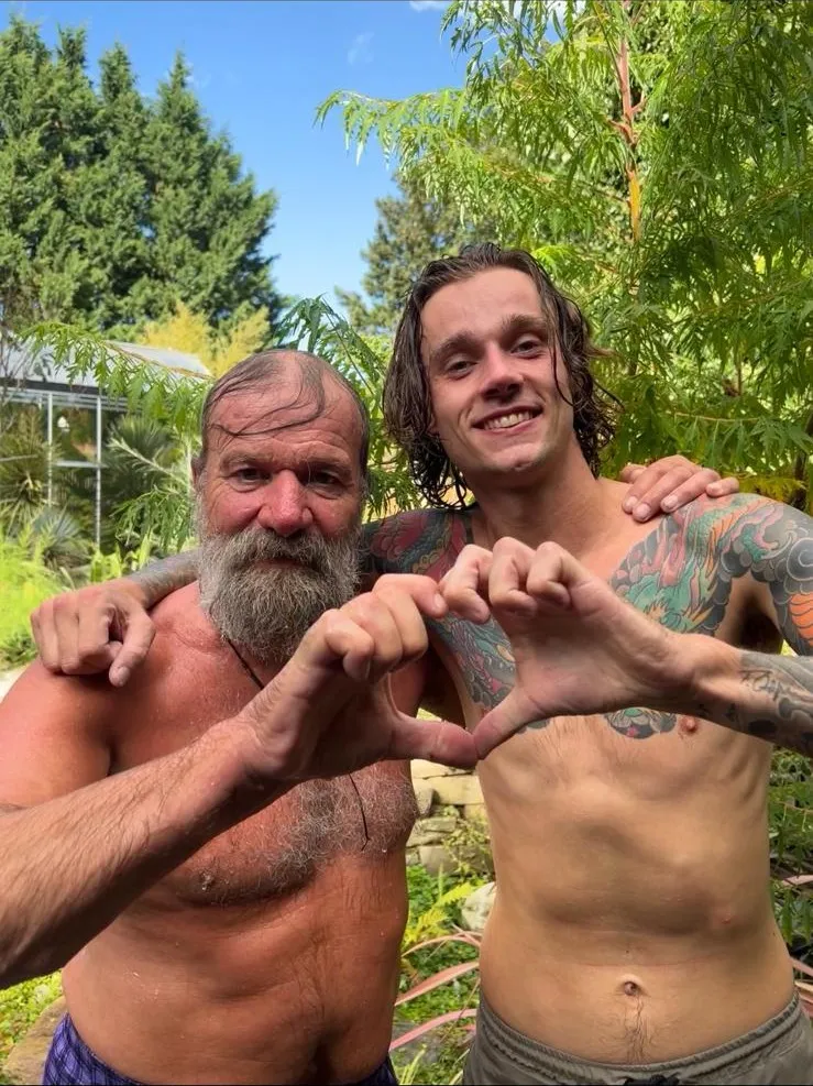 Roy met Wim Hof